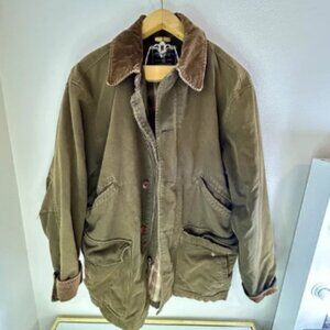 00s American Eagle Flannel Lined Faded Barn Coat - Size Small - Faded